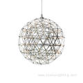 Chrome Firework LED Chandelier Spark Ball Pendant Lamp